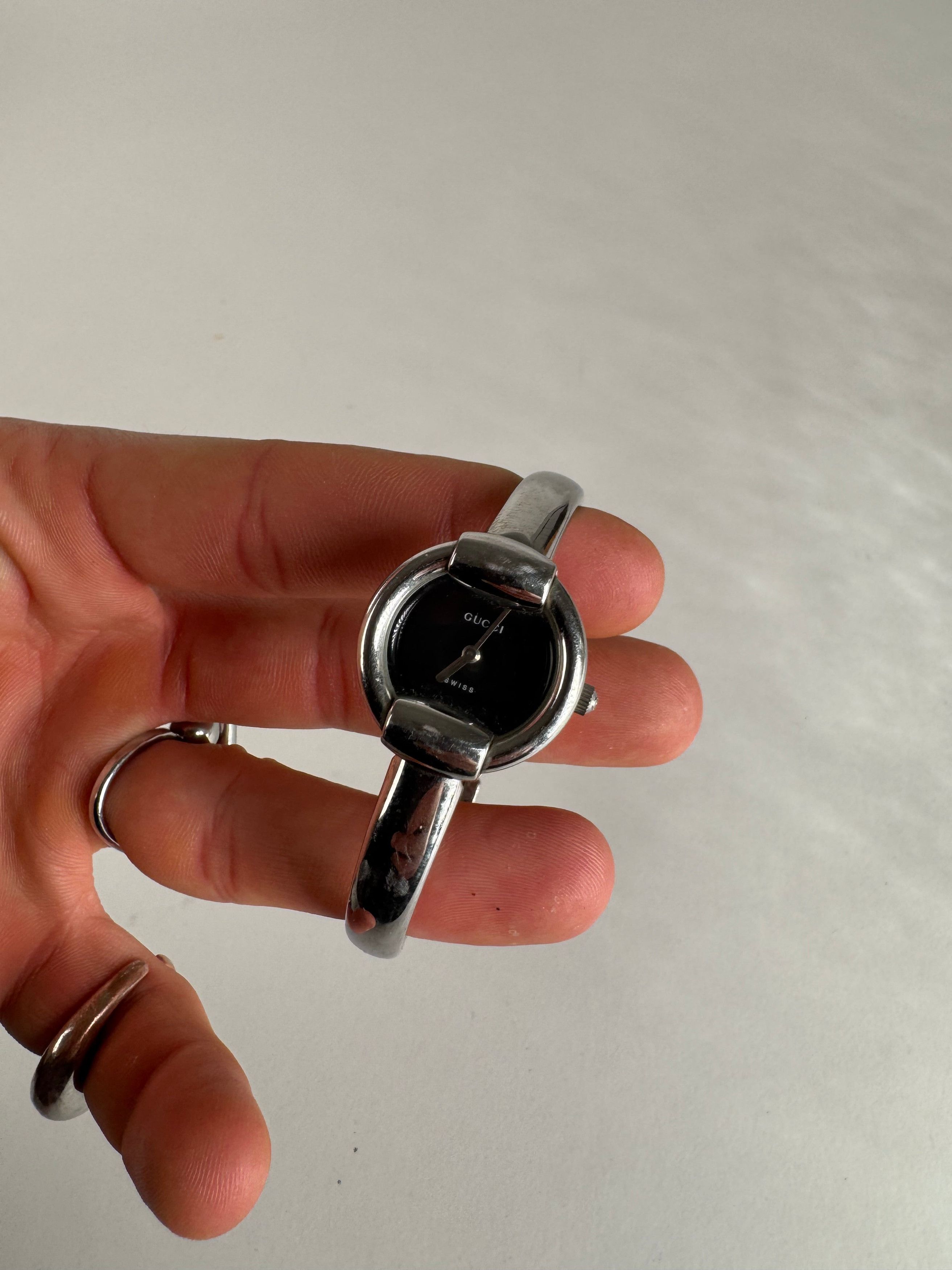Gucci Vintage Horsebit Steel Watch Silver Size ONE SIZE - 2 Thumbnail