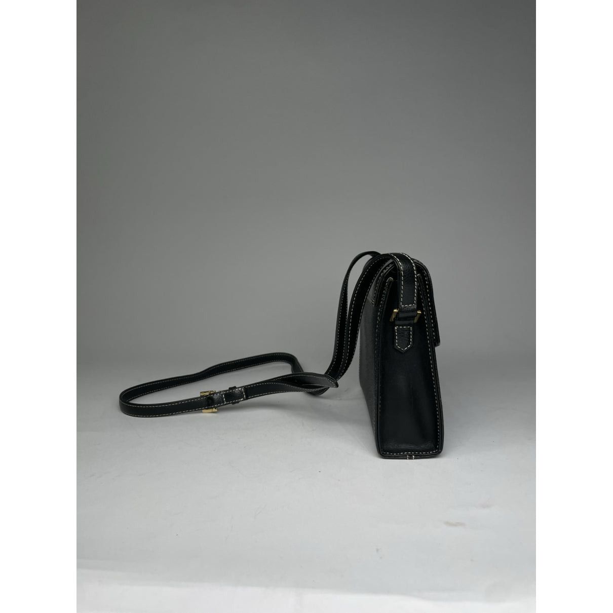 Courreges Courrèges Black Leather Handbag Size ONE SIZE - 4 Thumbnail
