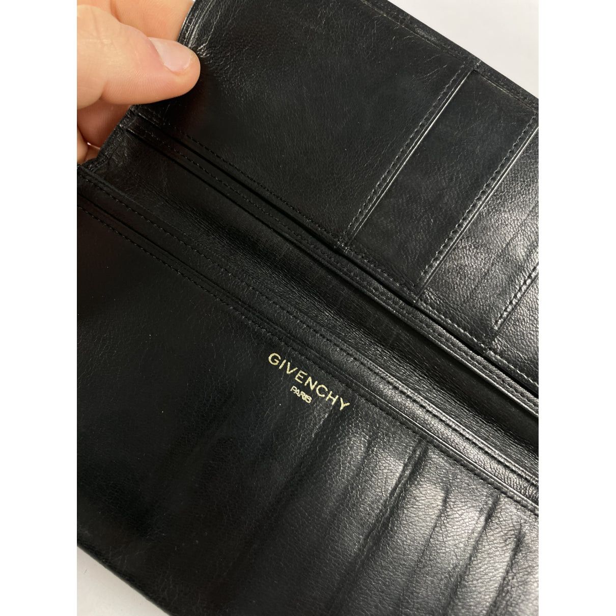 Givenchy GV Black Leather Purse Size ONE SIZE - 4 Thumbnail