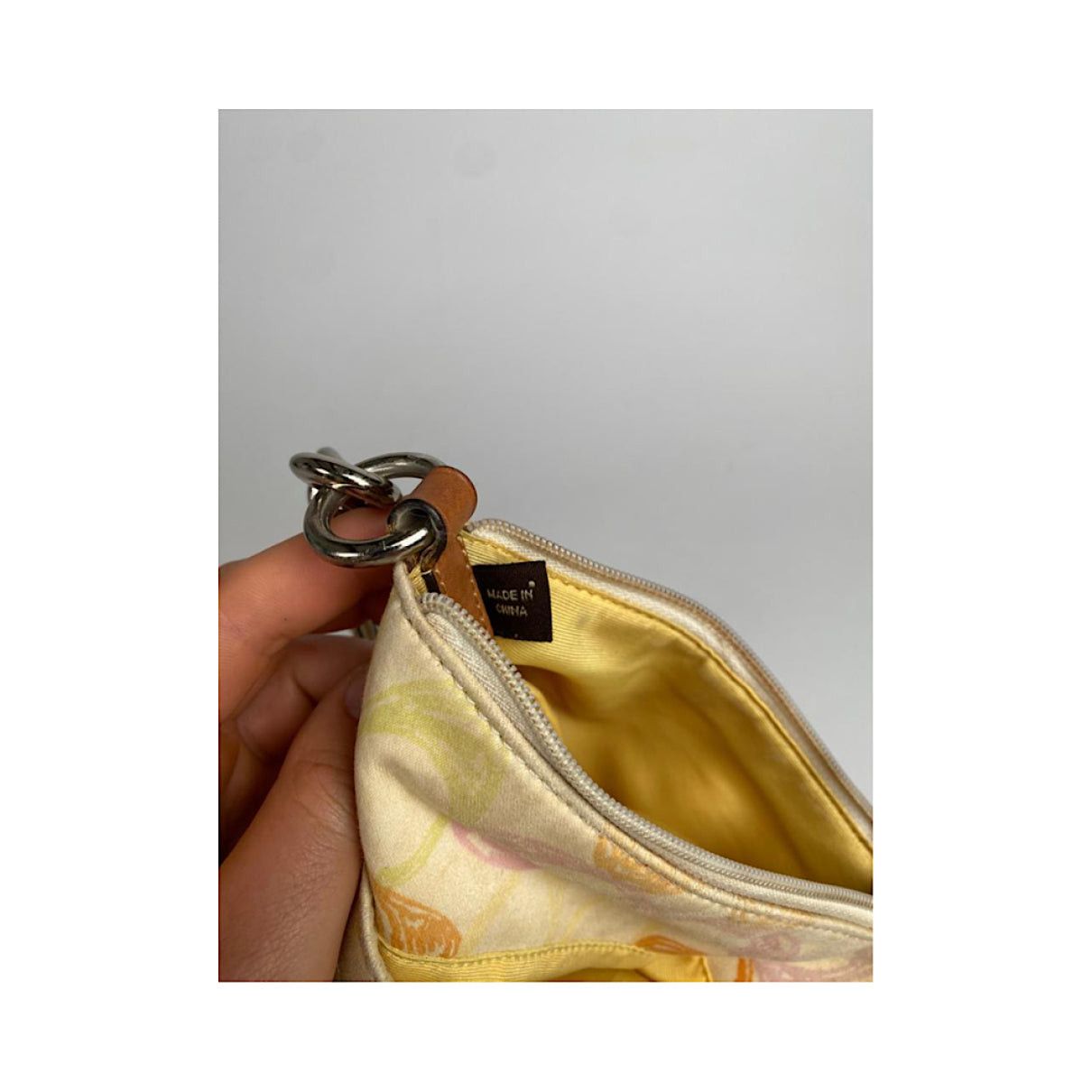 Coach Signature Sufflette Yellow Polyester Handbag Size ONE SIZE - 2 Thumbnail