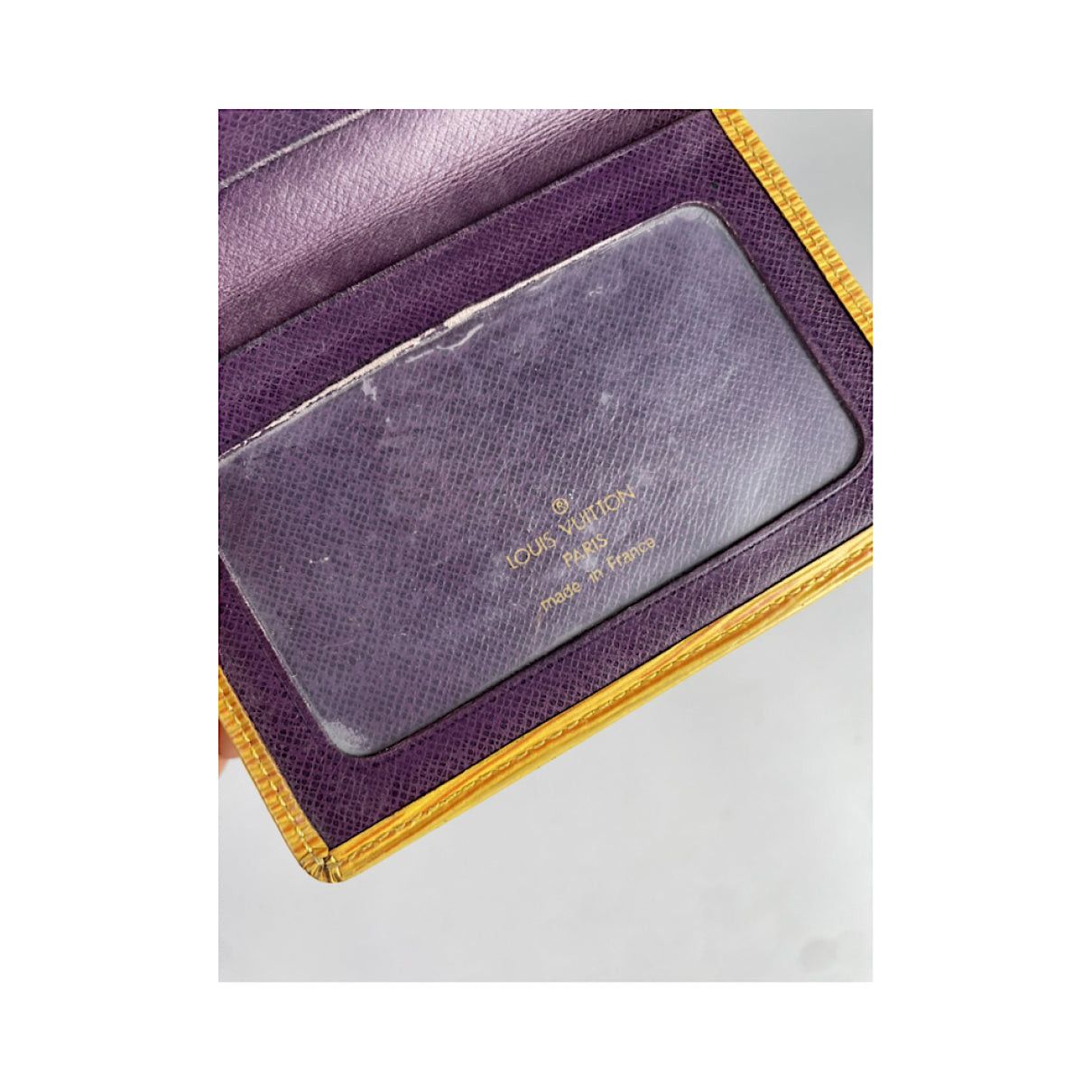 Louis Vuitton Yellow Leather Purse Size ONE SIZE - 4 Thumbnail