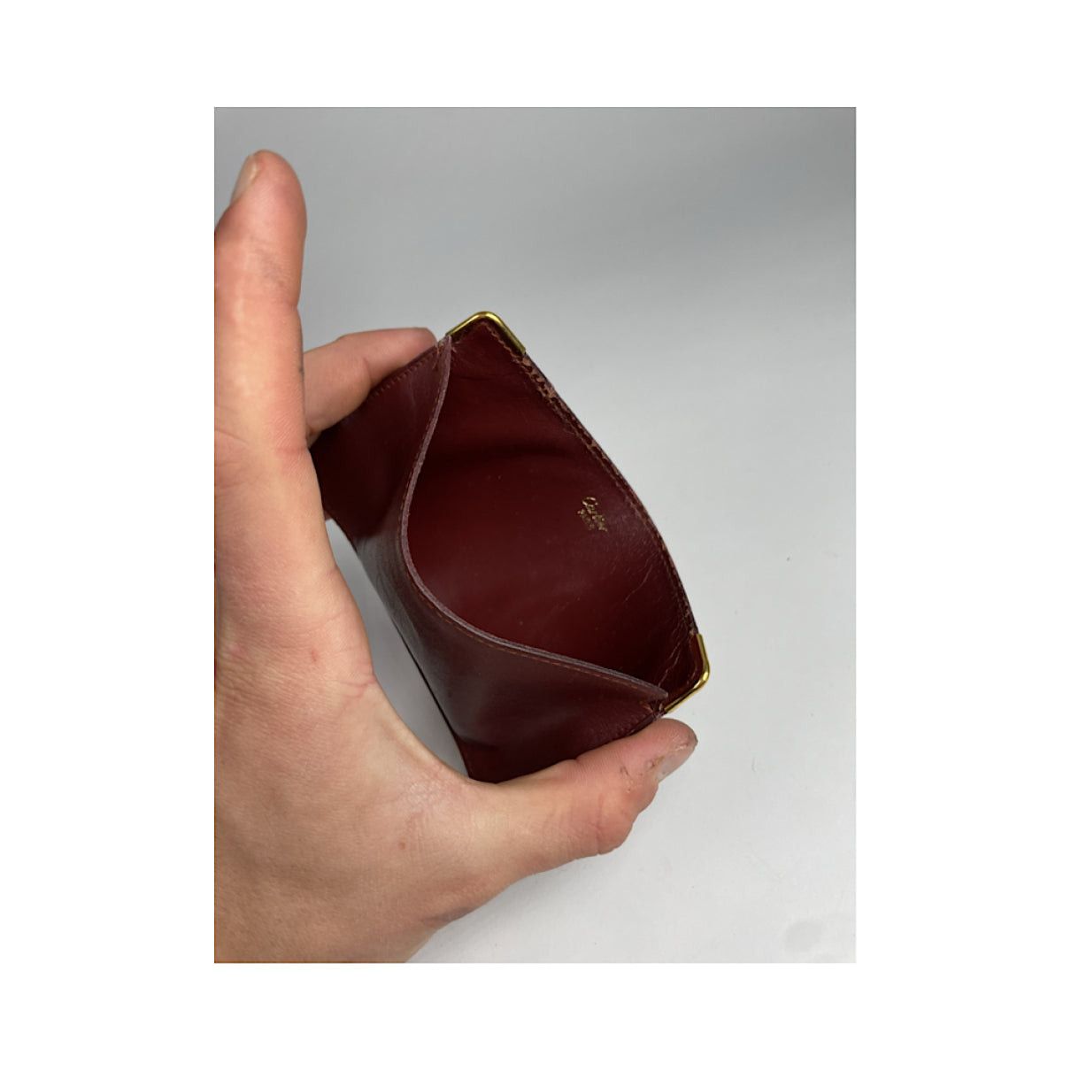 Cartier Burgundy Patent Leather Purse Size ONE SIZE - 3 Thumbnail