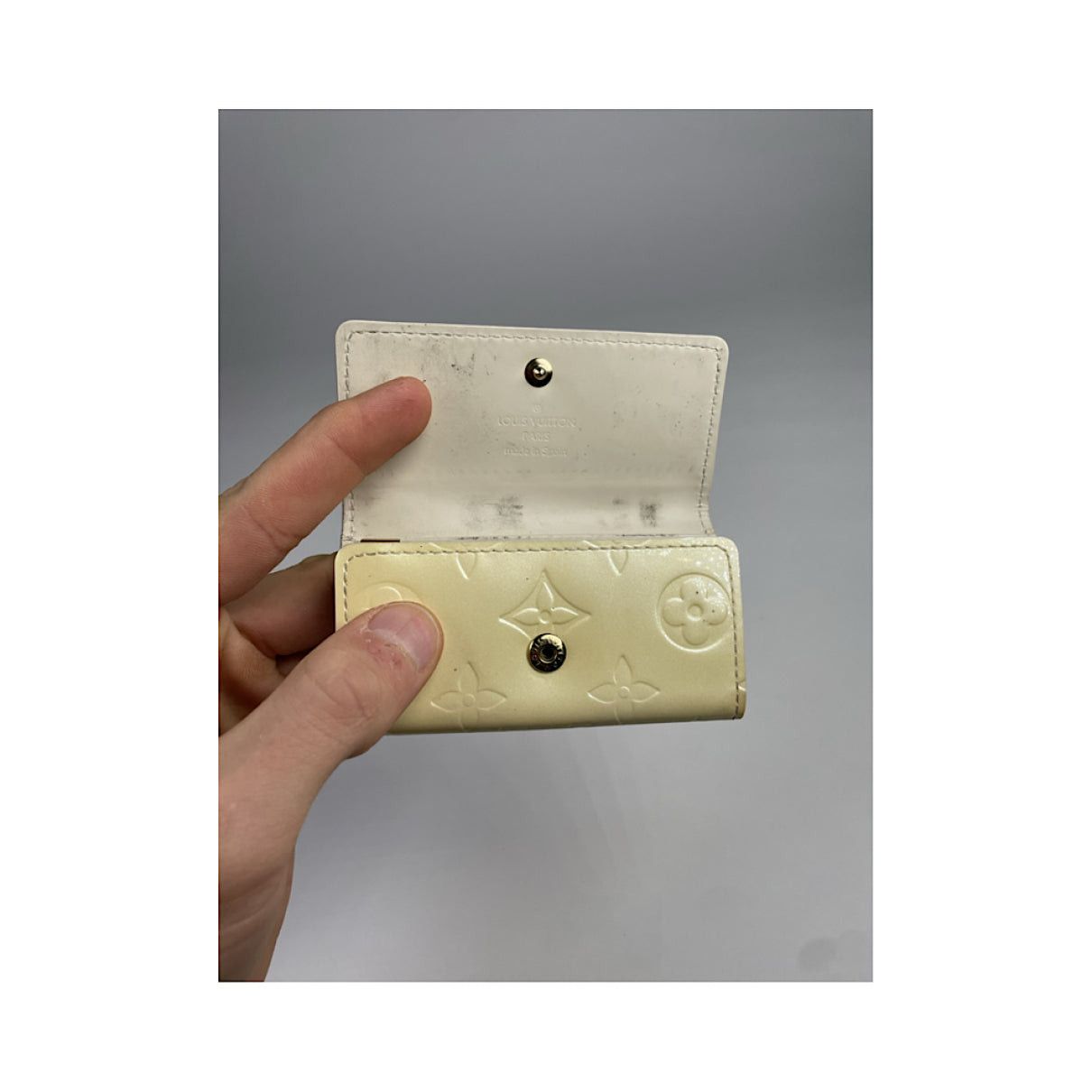 Louis Vuitton Lockme White Leather Purse Size ONE SIZE - 3 Thumbnail