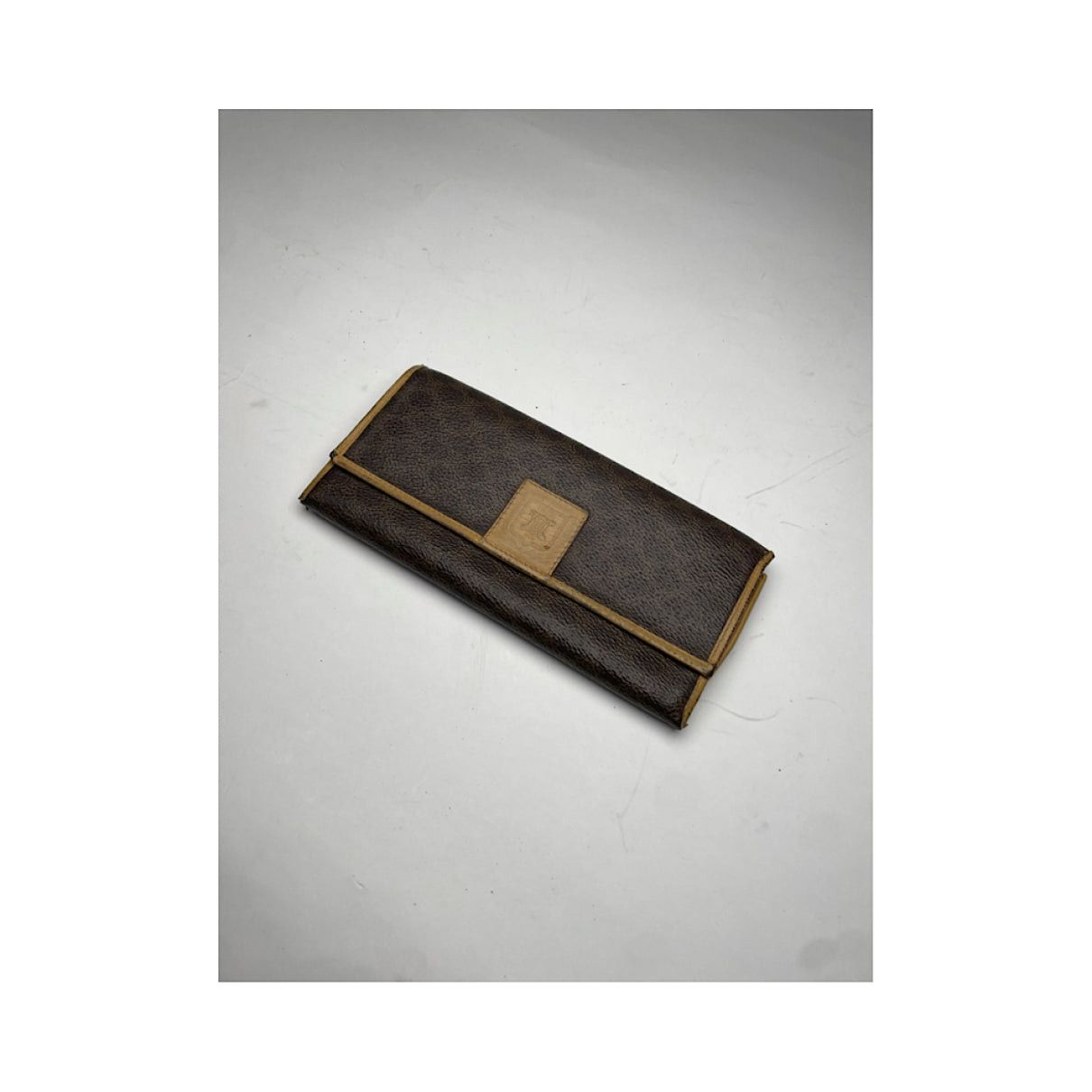 Celine Triomphe Brown Leather Wallet Size ONE SIZE - 5 Thumbnail