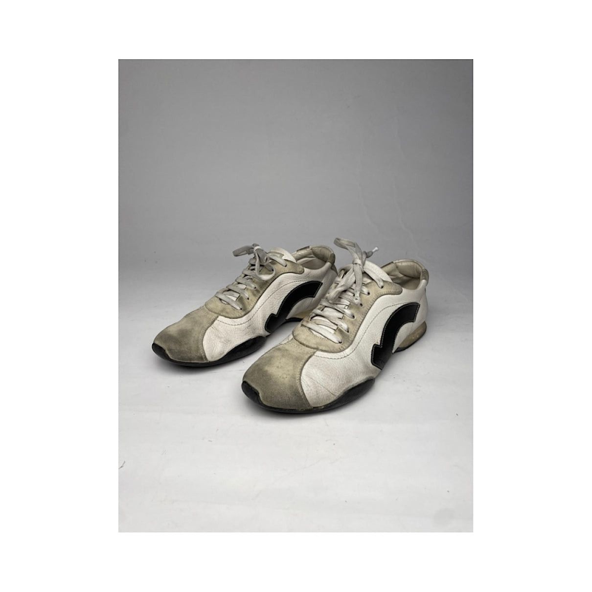 Salvatore Ferragamo Black Leather Trainer Size US 11 / IT 41 - 5 Thumbnail