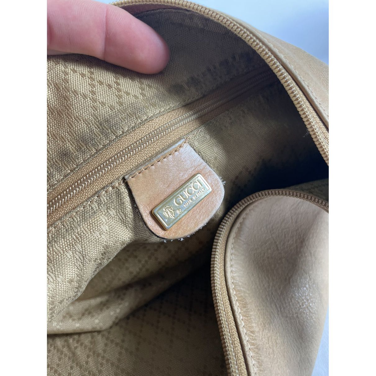 Gucci Blondie Beige Leather Handbag Size ONE SIZE - 3 Thumbnail
