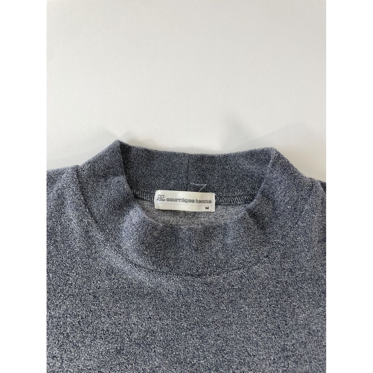 Courreges Courrèges Blue Cotton Knitwear & Sweatshirt Size M / US 6-8 / IT 42-44 - 3 Thumbnail