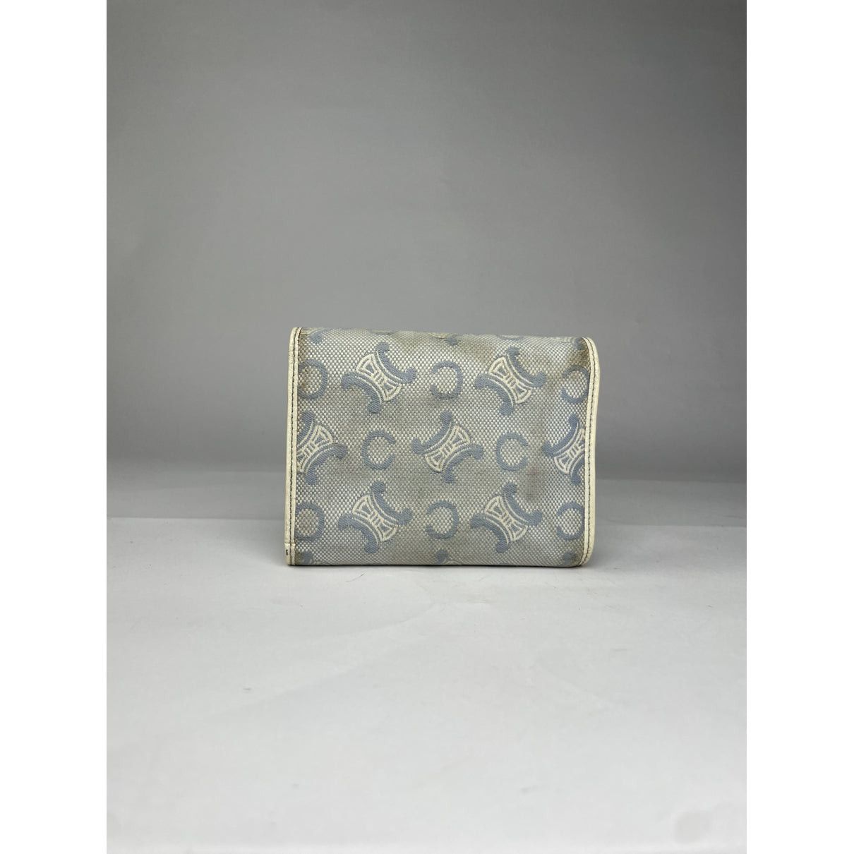 Celine Triomphe White Leather Wallet Size ONE SIZE - 2 Thumbnail