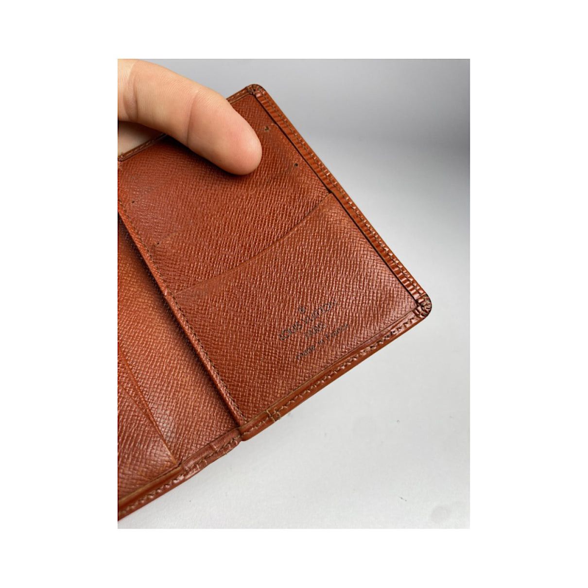 Louis Vuitton Brown Leather Purse Size ONE SIZE - 5 Thumbnail