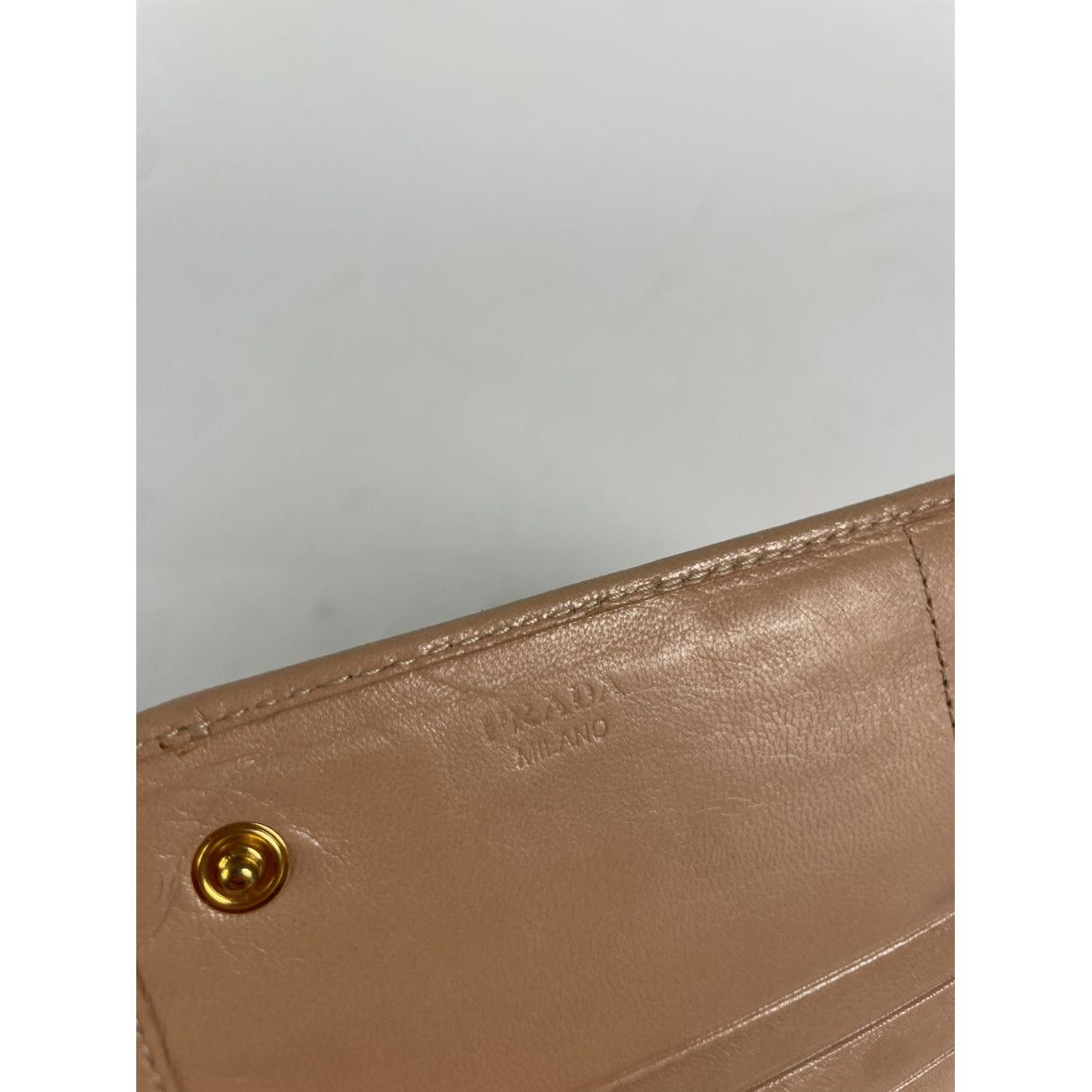 Prada Pink Leather Wallet Size ONE SIZE - 4 Thumbnail