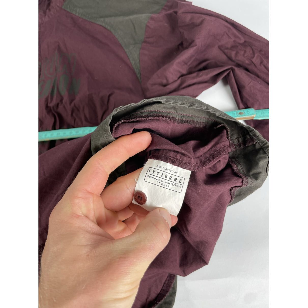 Versace Jeans Couture Burgundy Cotton Shirt Size M / US 6-8 / IT 42-44 - 4 Thumbnail