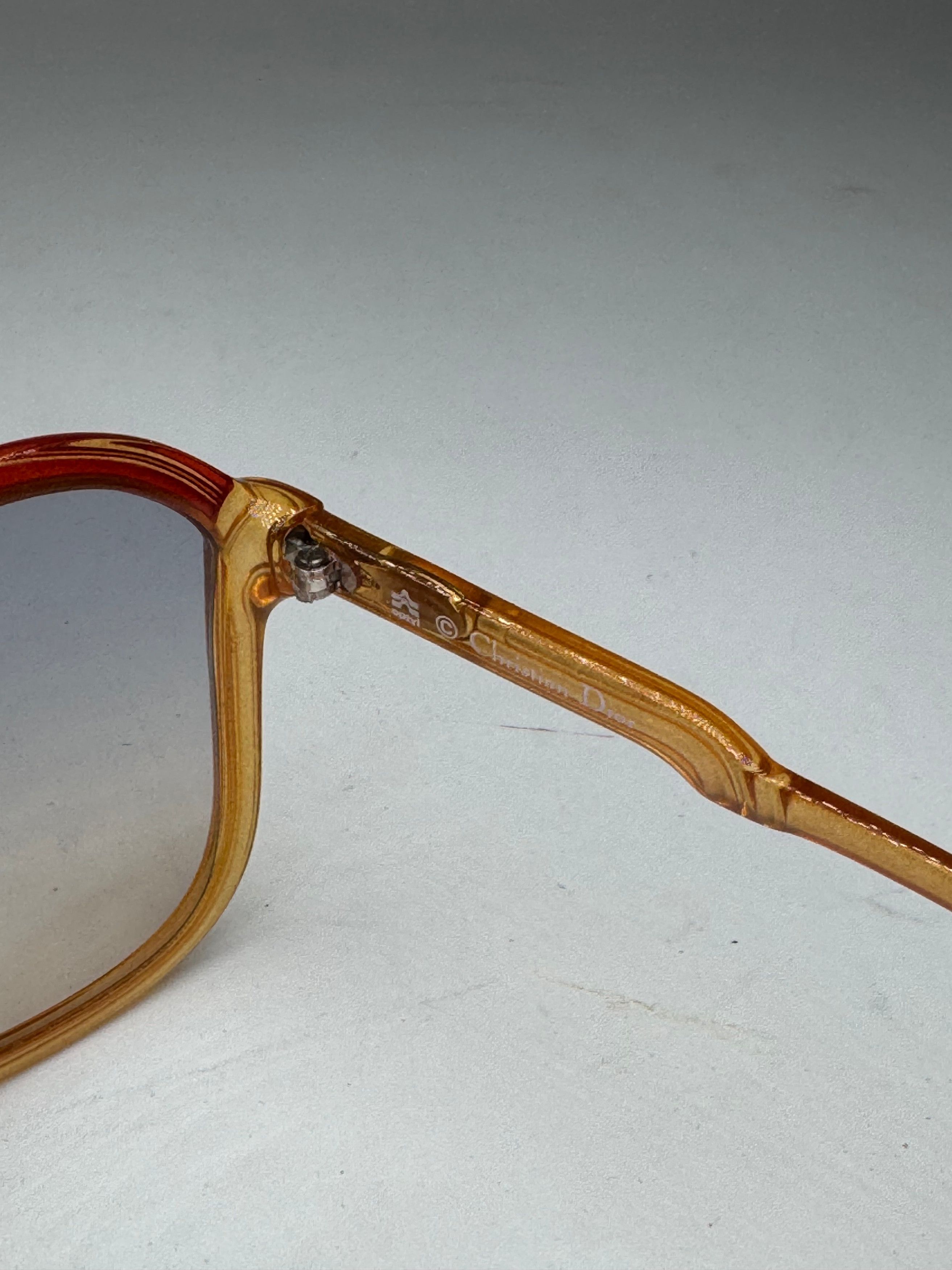 Dior Vintage Sunglasses orange Size ONE SIZE - 6 Thumbnail