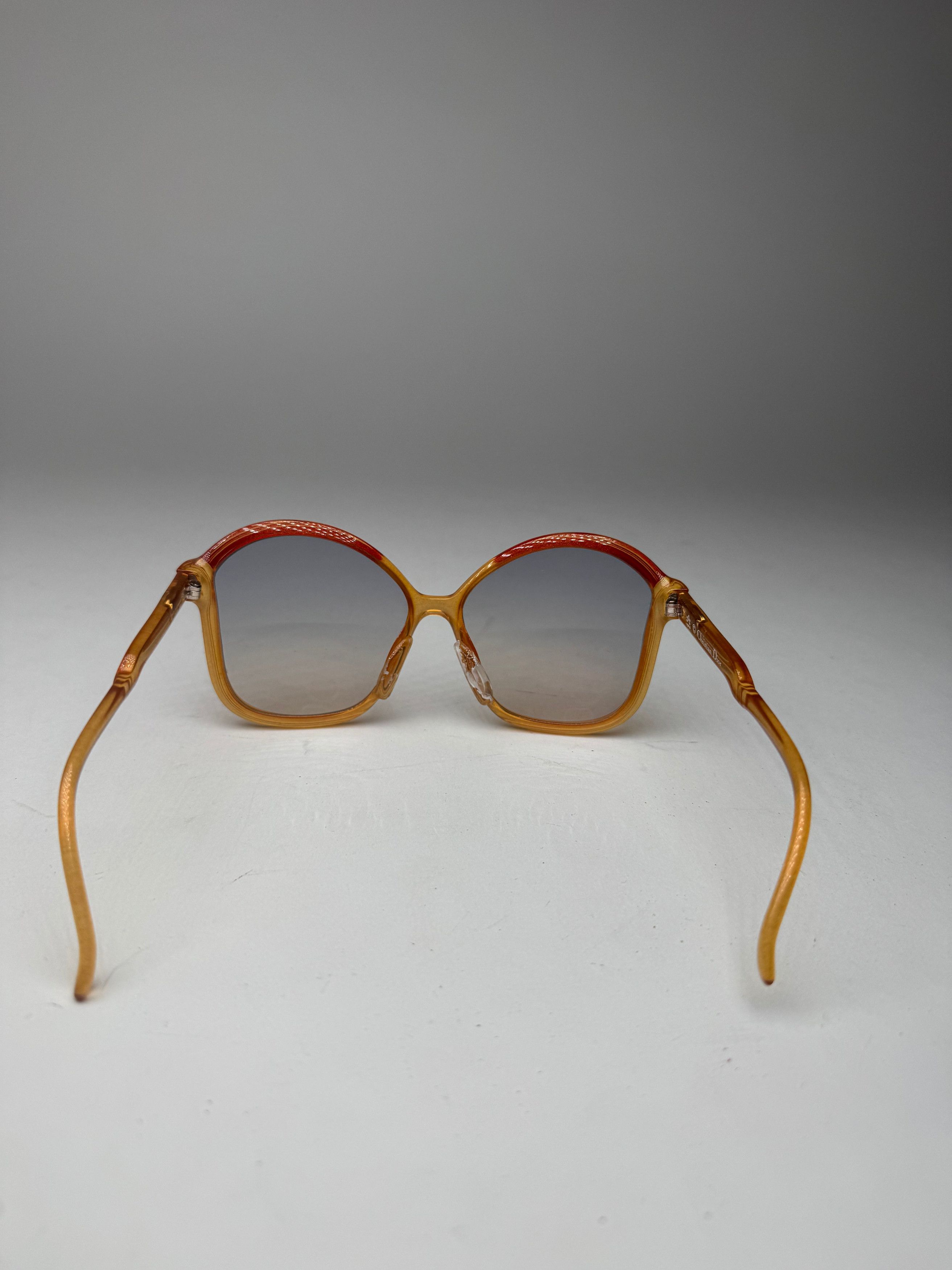 Dior Vintage Sunglasses orange Size ONE SIZE - 5 Thumbnail