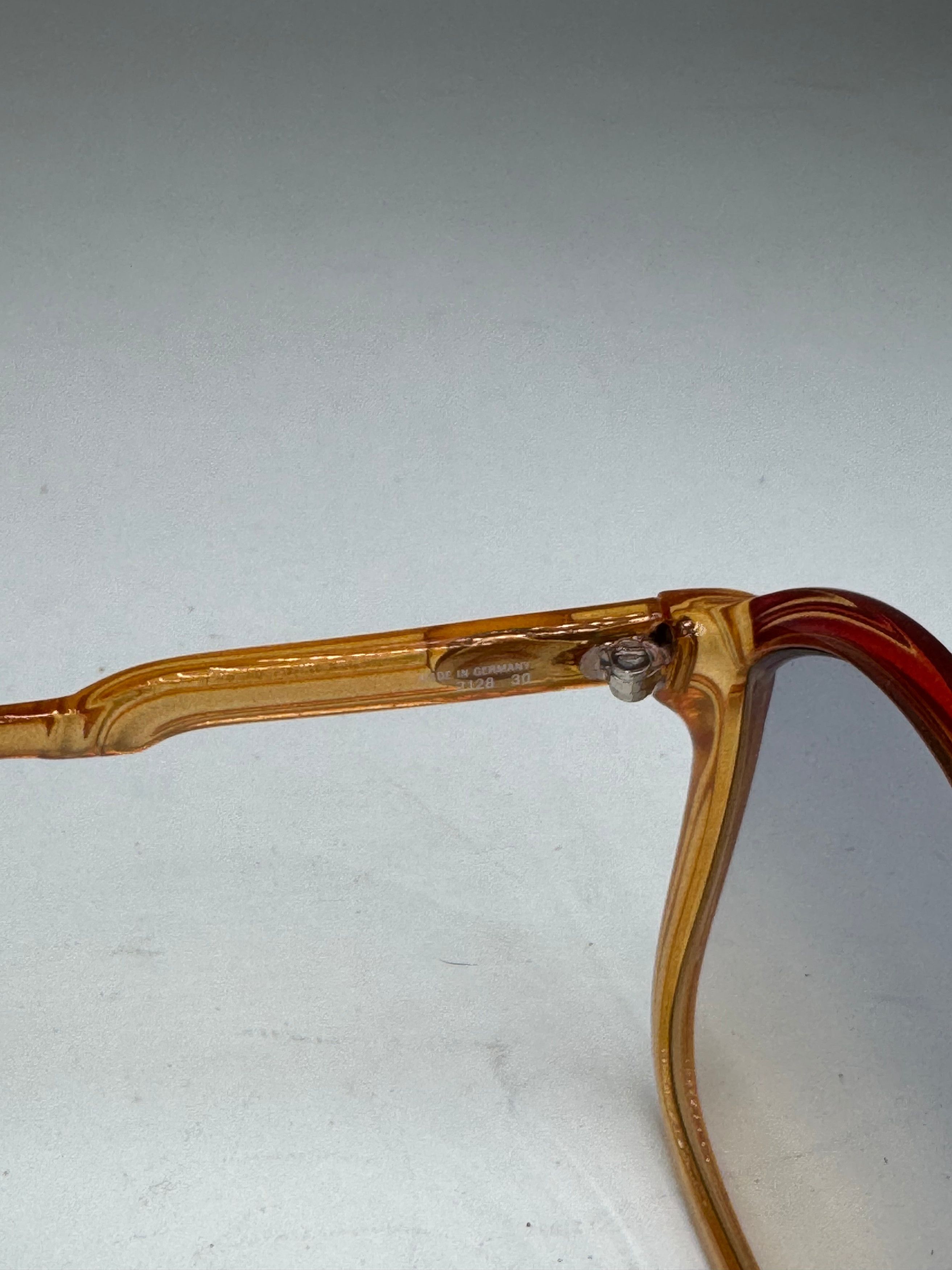 Dior Vintage Sunglasses orange Size ONE SIZE - 4 Thumbnail