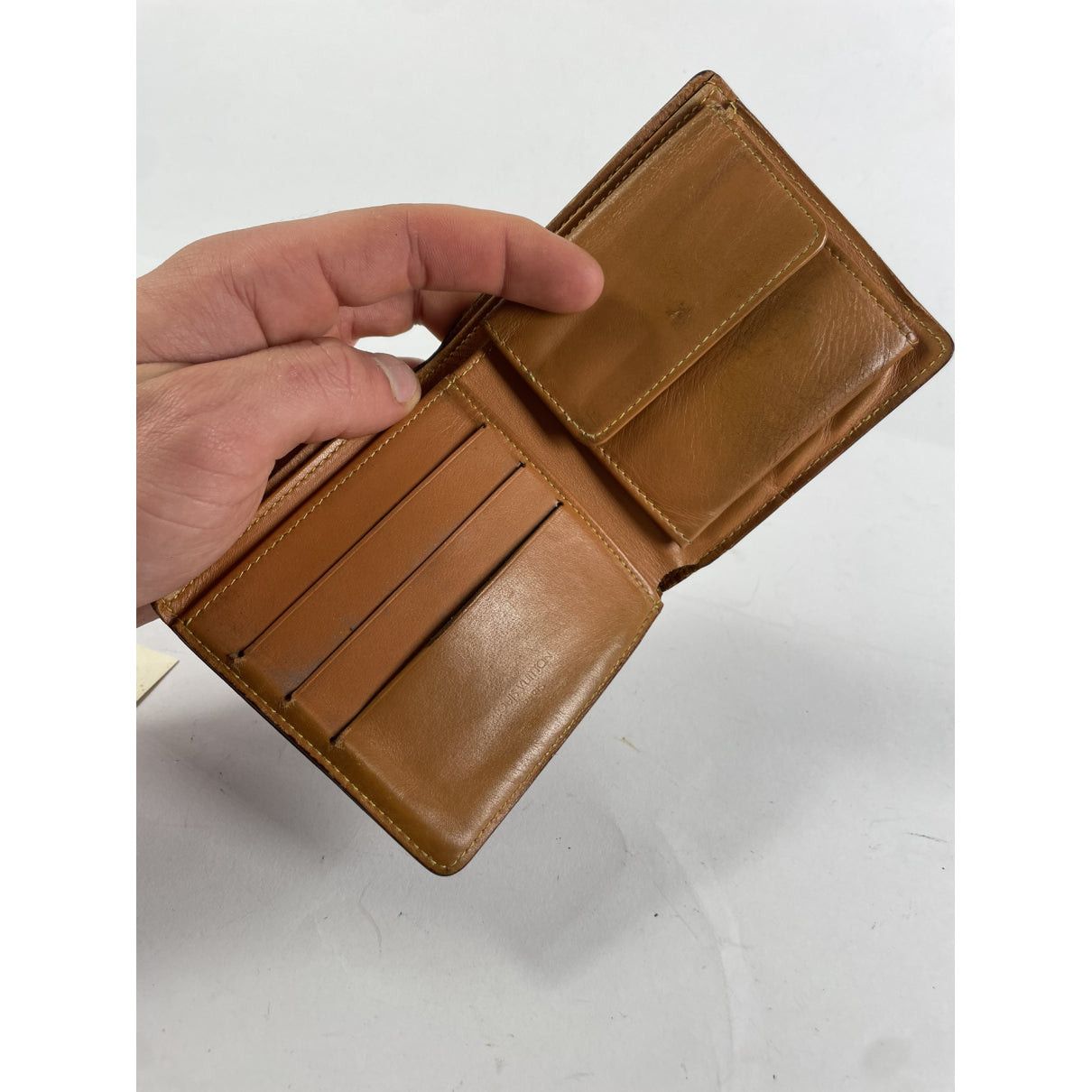 Louis Vuitton Daily Brown Leather Purse Size ONE SIZE - 5 Thumbnail