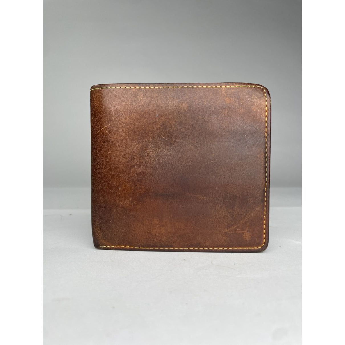 Louis Vuitton Daily Brown Leather Purse Size ONE SIZE - 2 Thumbnail