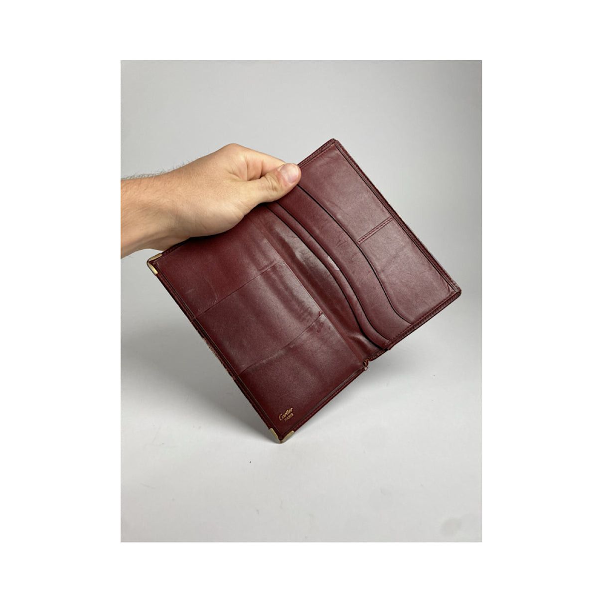 Cartier Burgundy Leather Purse Size ONE SIZE - 4 Thumbnail