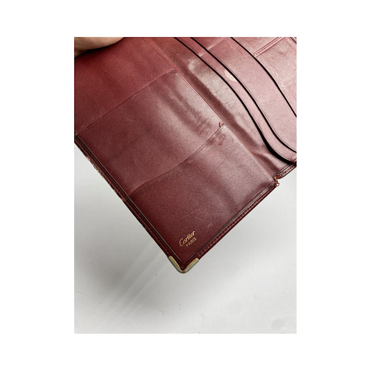 Cartier Burgundy Leather Purse Size ONE SIZE - 5 Thumbnail