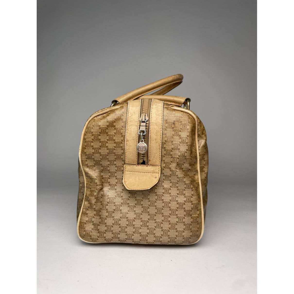 Celine SAC SEAU Gold Leather Handbag Size ONE SIZE - 3 Thumbnail