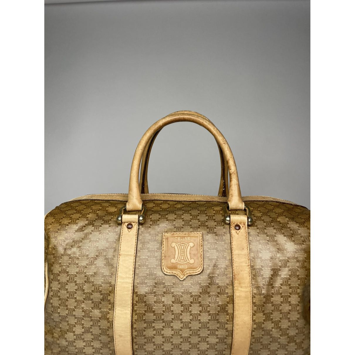 Celine SAC SEAU Gold Leather Handbag Size ONE SIZE - 2 Thumbnail
