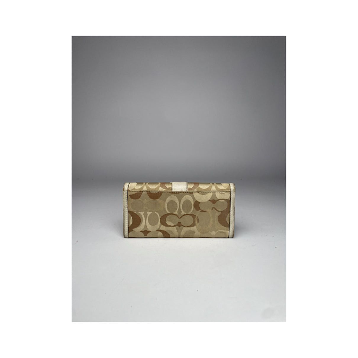 Coach Parker Beige Leather Wallet Size ONE SIZE - 3 Thumbnail