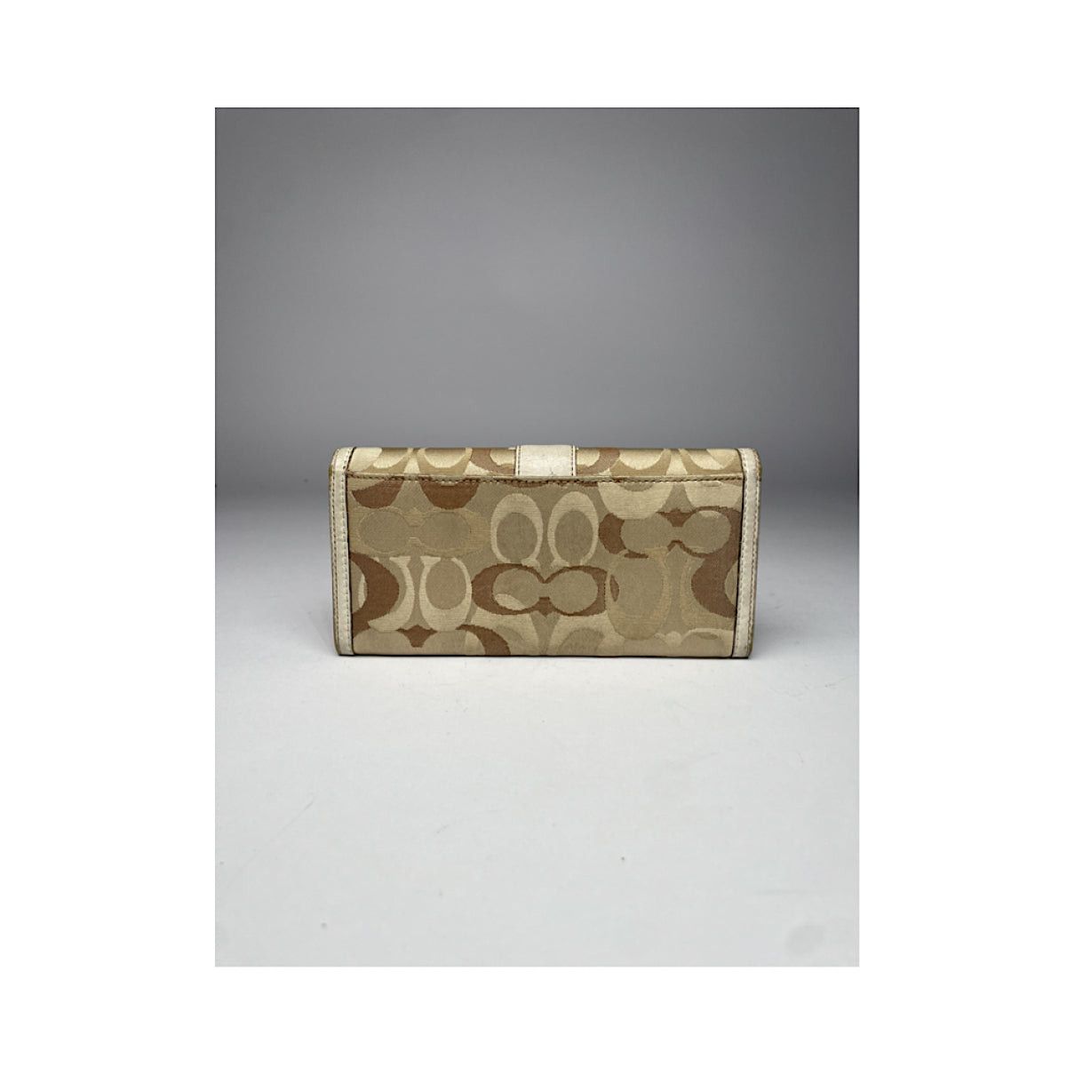 Coach Parker Beige Leather Wallet Size ONE SIZE - 2 Thumbnail