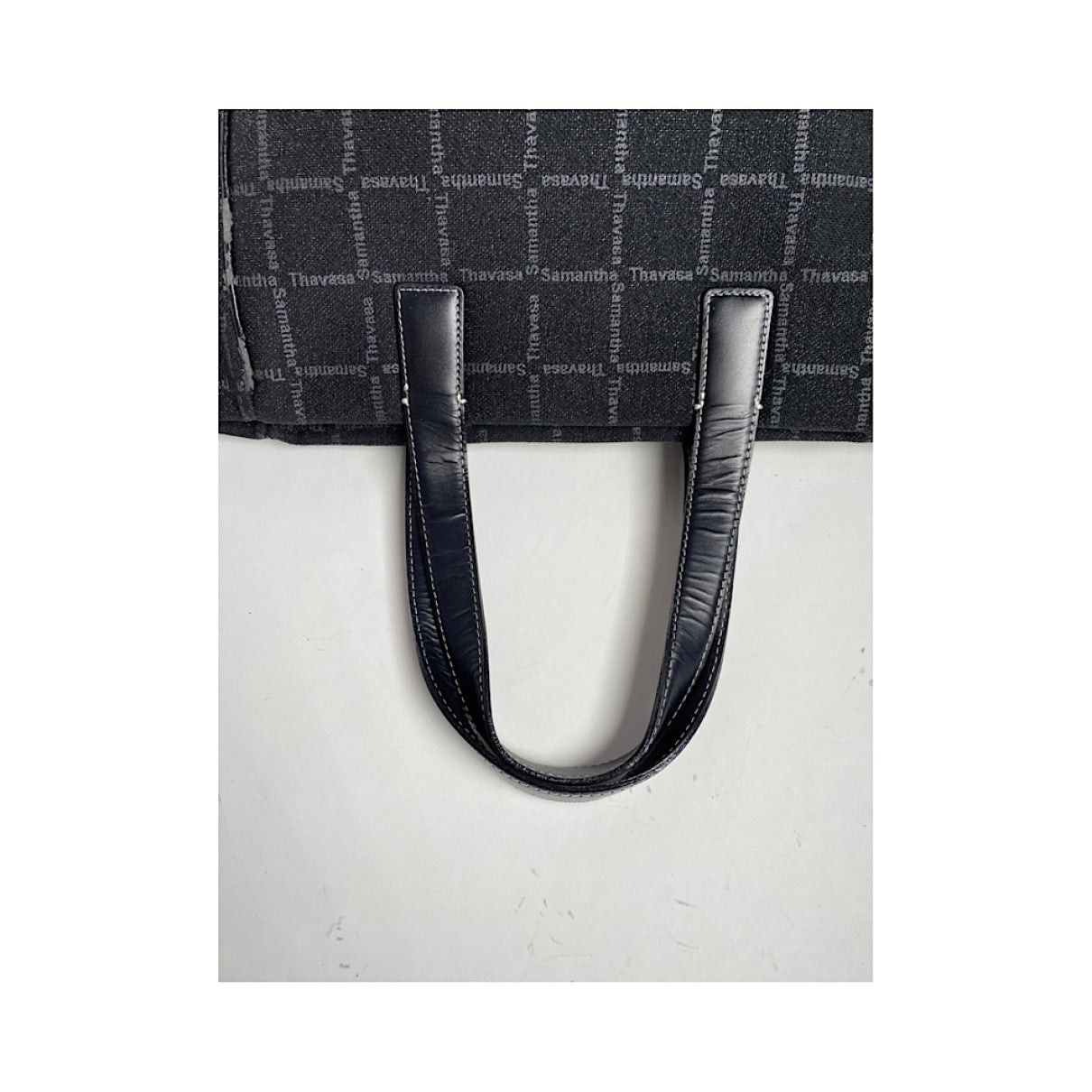 Other Samantha Thavasa Black Cotton Handbag Size ONE SIZE - 2 Thumbnail