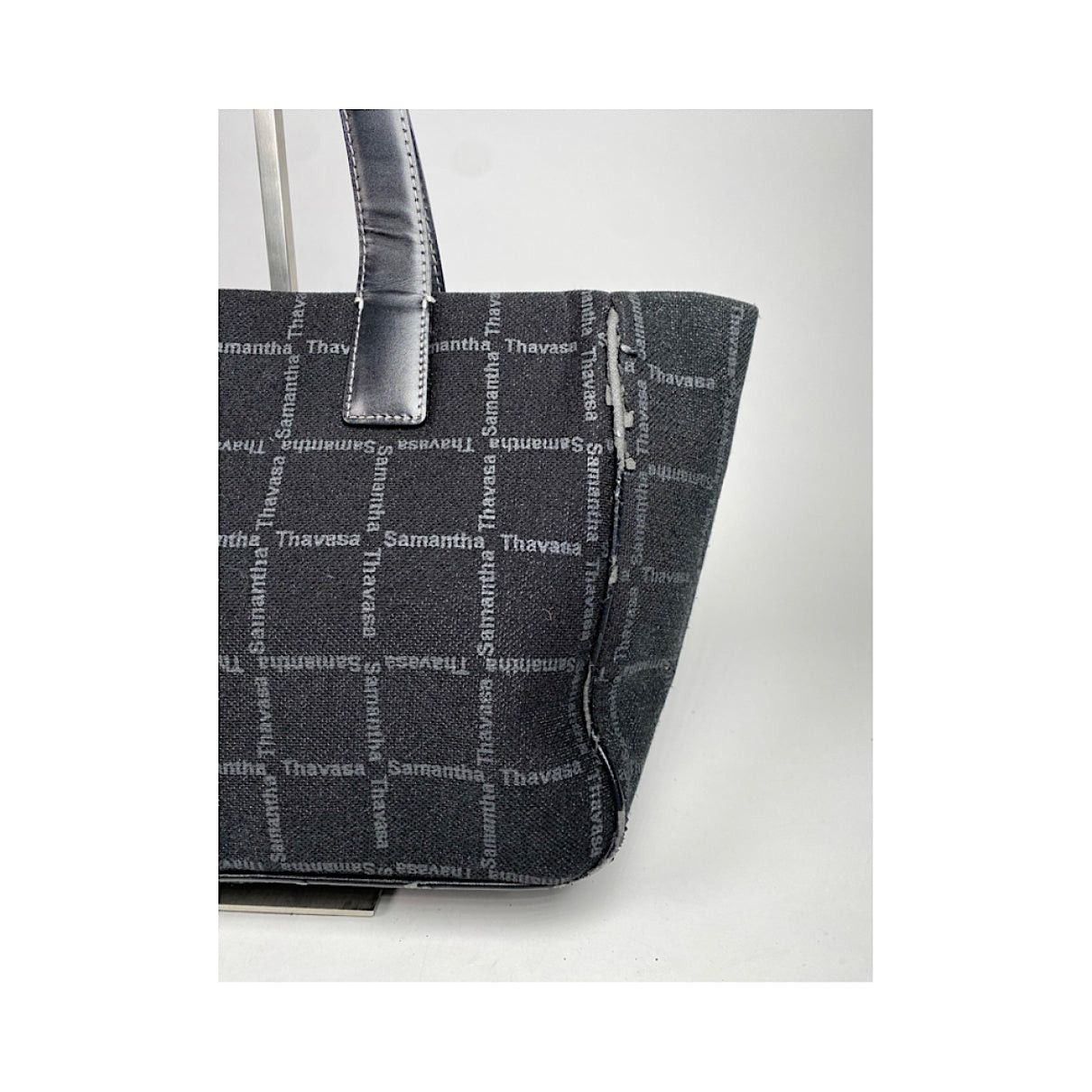 Other Samantha Thavasa Black Cotton Handbag Size ONE SIZE - 5 Thumbnail