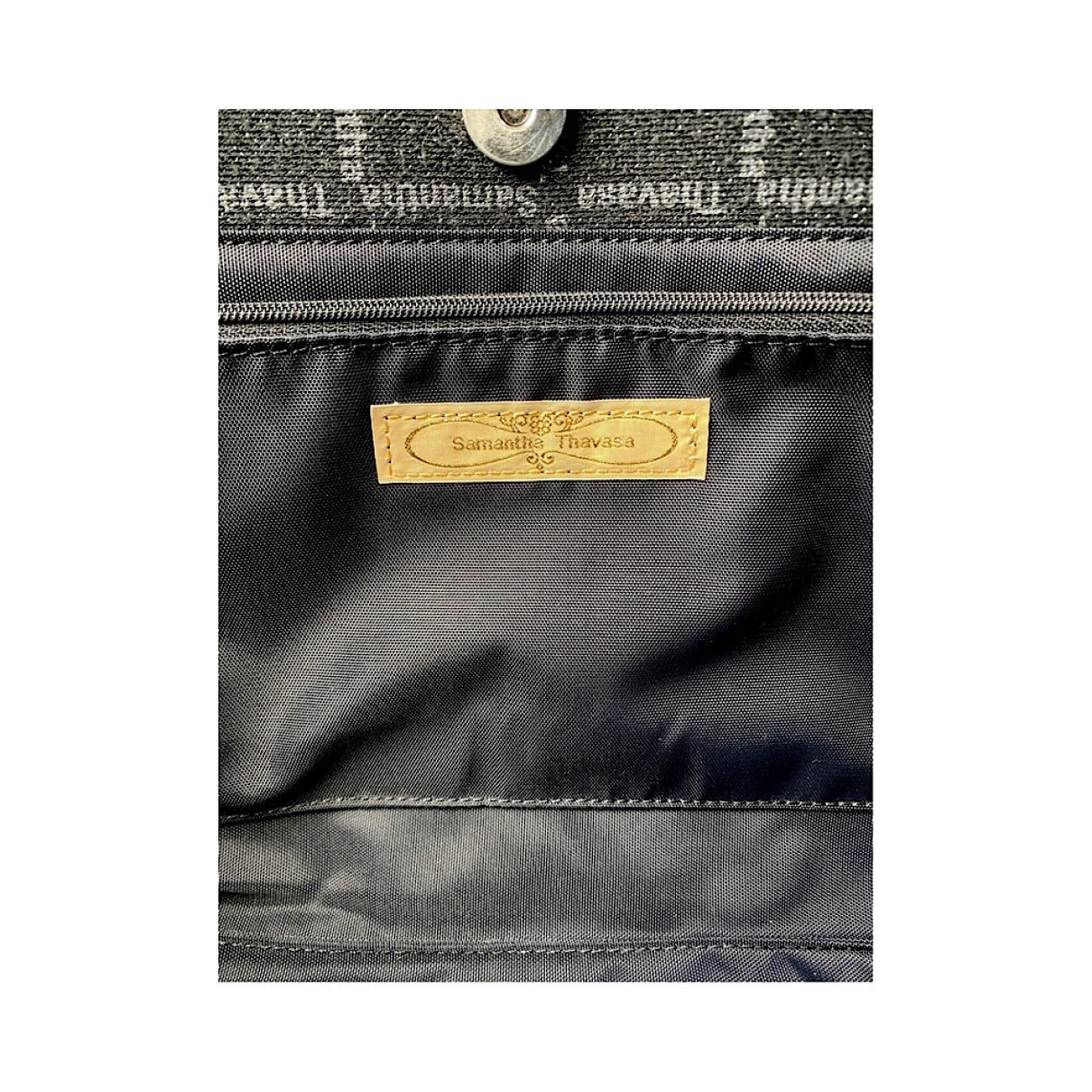 Other Samantha Thavasa Black Cotton Handbag Size ONE SIZE - 4 Thumbnail