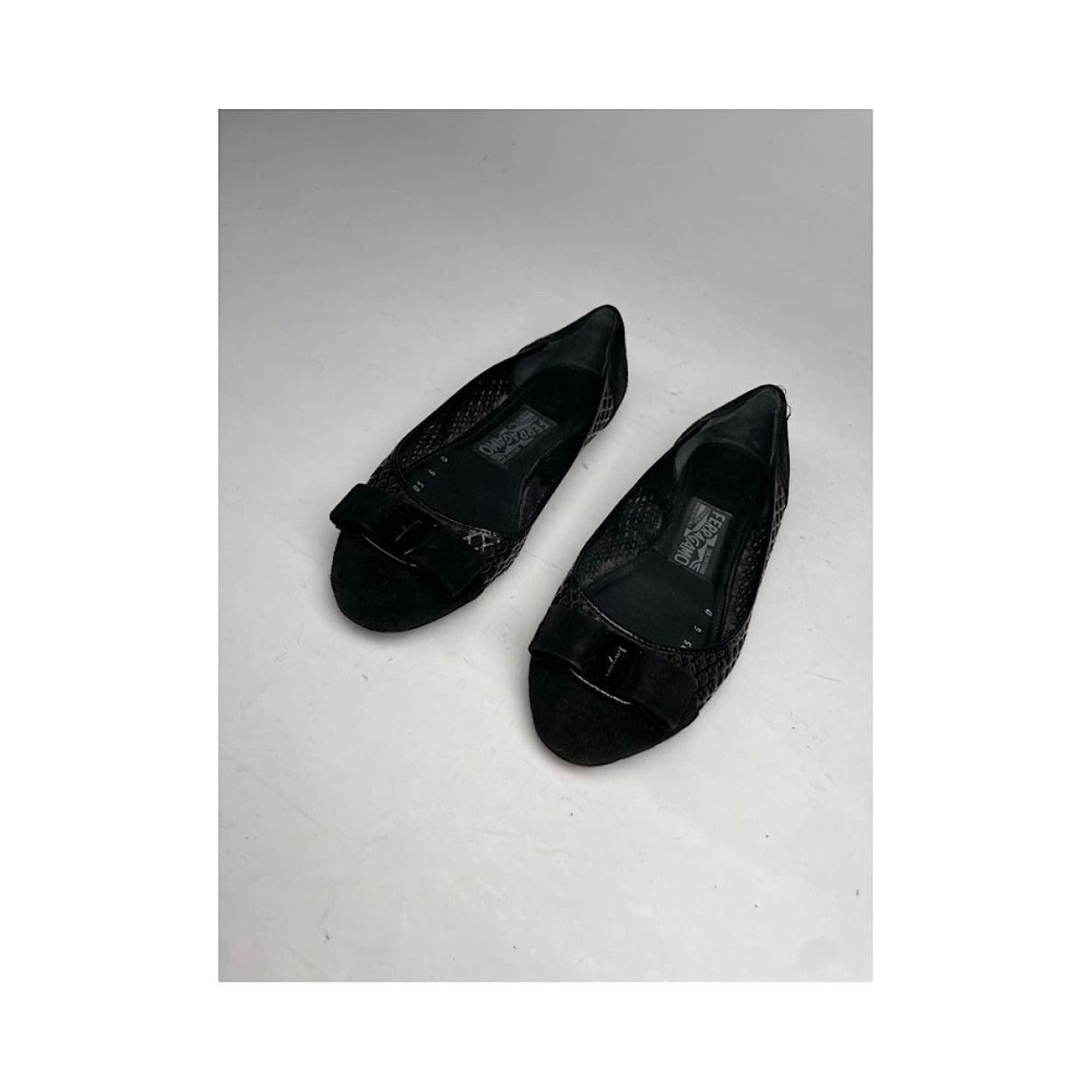 Vara Black Patent Leather Ballet Flat