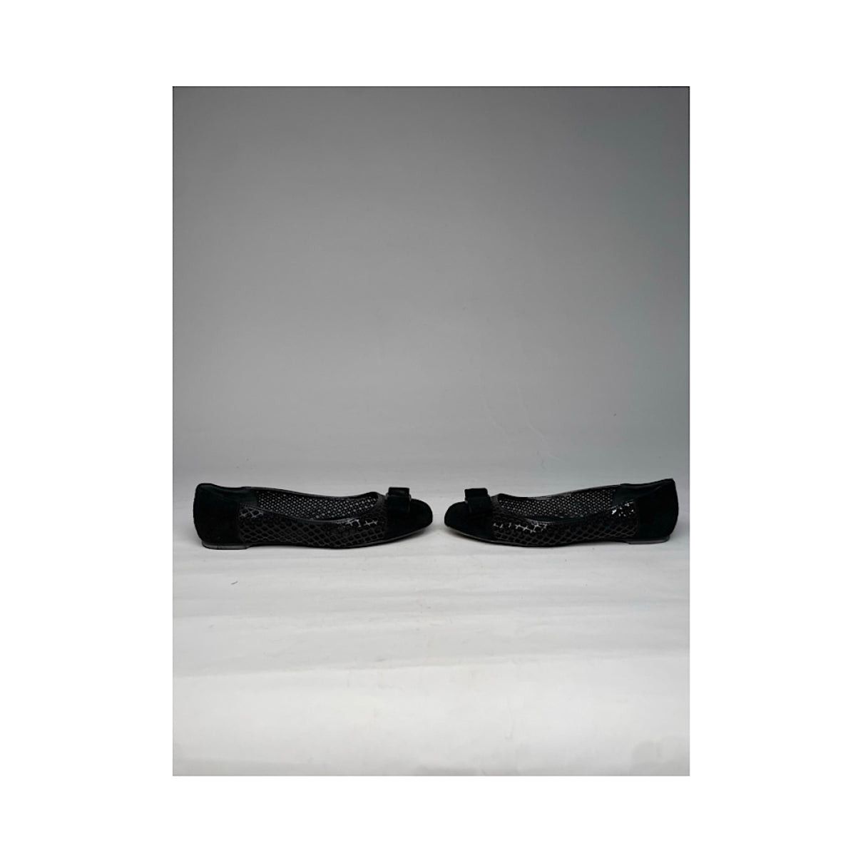 Vara Black Patent Leather Ballet Flat