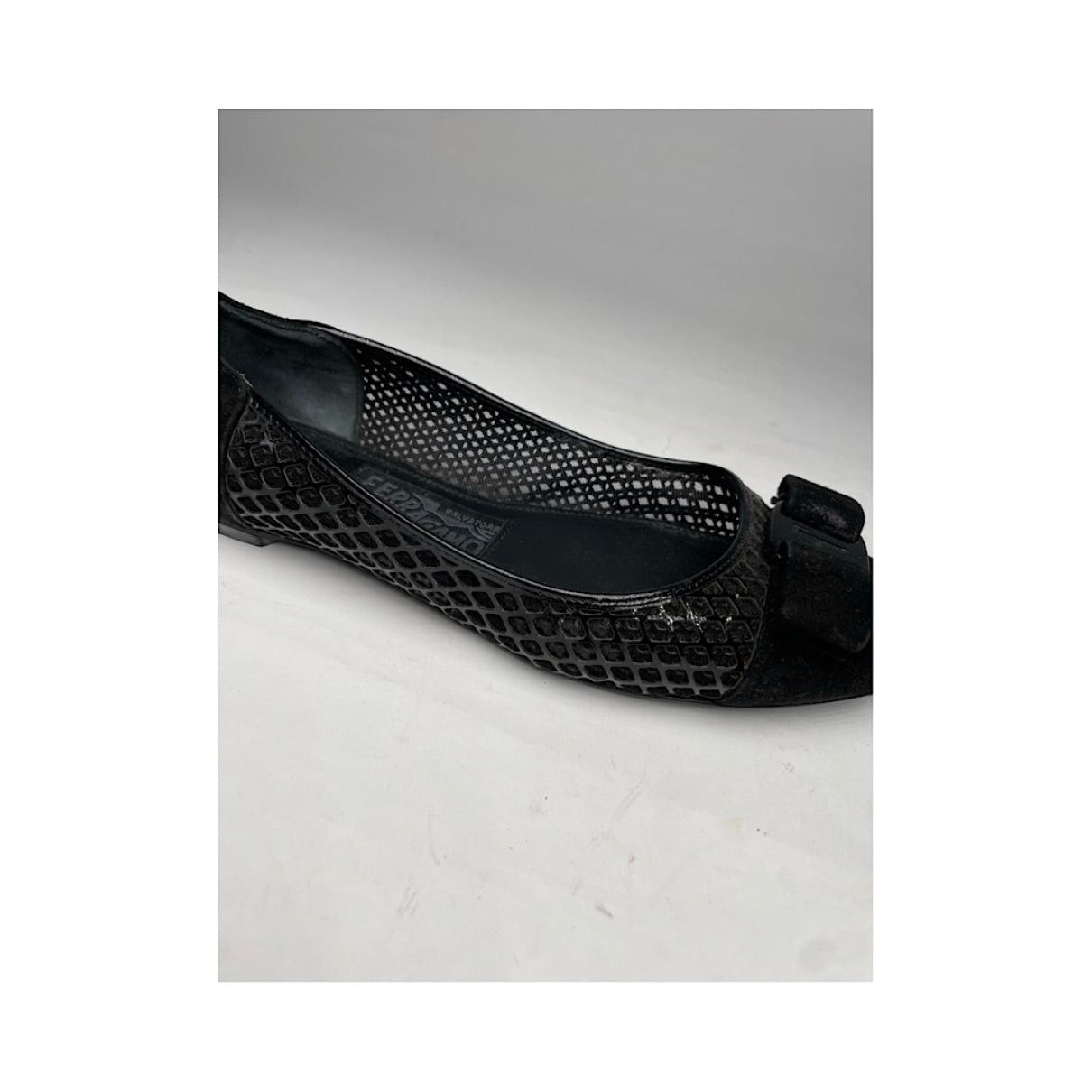 Vara Black Patent Leather Ballet Flat
