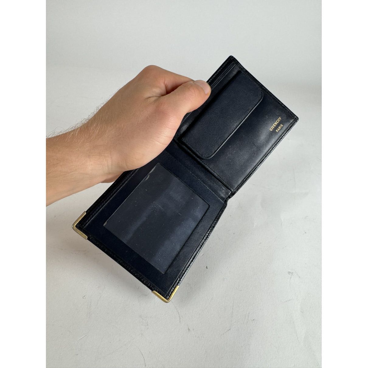Givenchy GV3 Black Leather Wallet Size ONE SIZE - 4 Thumbnail
