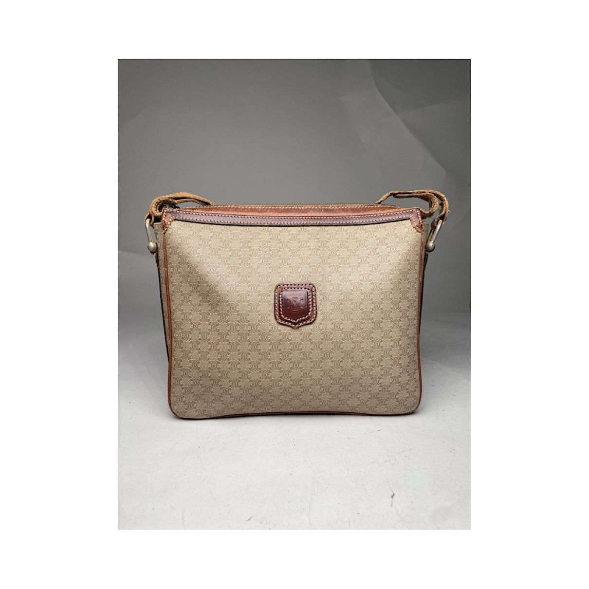 Celine Triomphe Beige Leather Handbag Size ONE SIZE - 5 Thumbnail