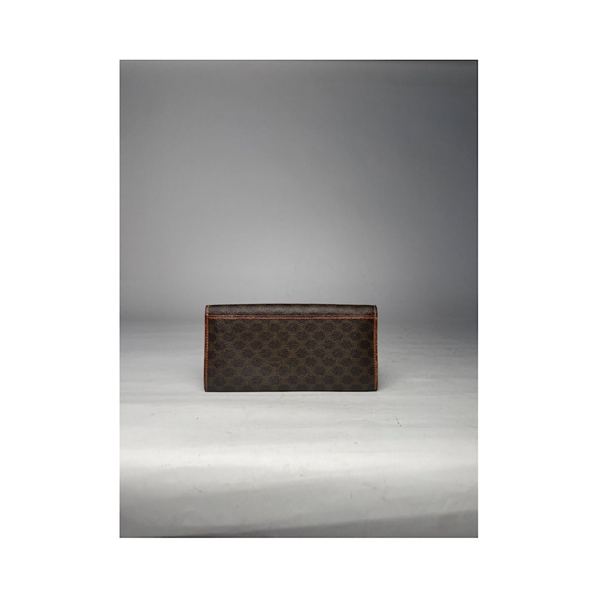 Celine Triomphe Vintage Brown Leather Wallet Size ONE SIZE - 4 Thumbnail
