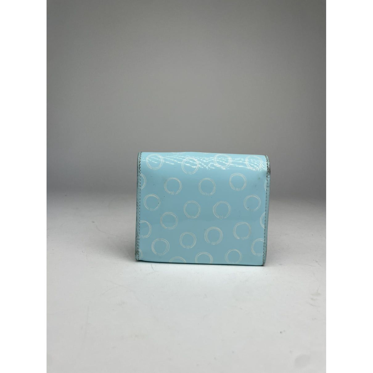 Courreges Courrèges Turquoise Patent Leather Wallet Size ONE SIZE - 2 Thumbnail