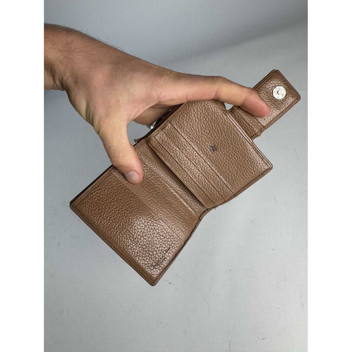 Dior 30 Montaigne Black Leather Wallet Size ONE SIZE - 4 Thumbnail