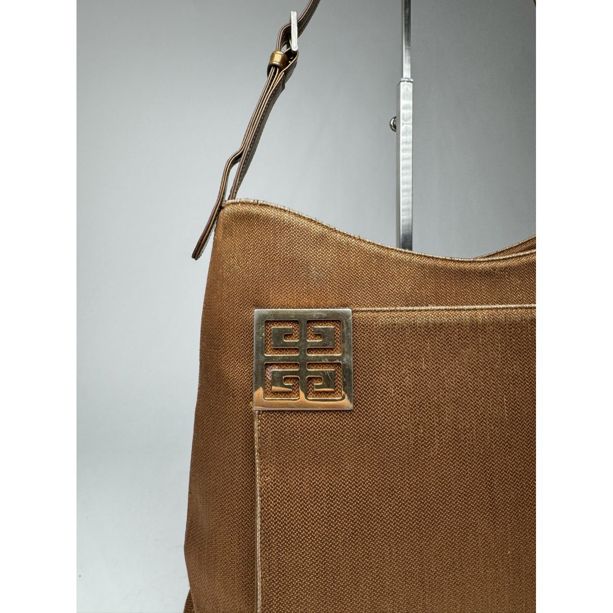 Givenchy 4G Brown Cotton Handbag Size ONE SIZE - 3 Thumbnail
