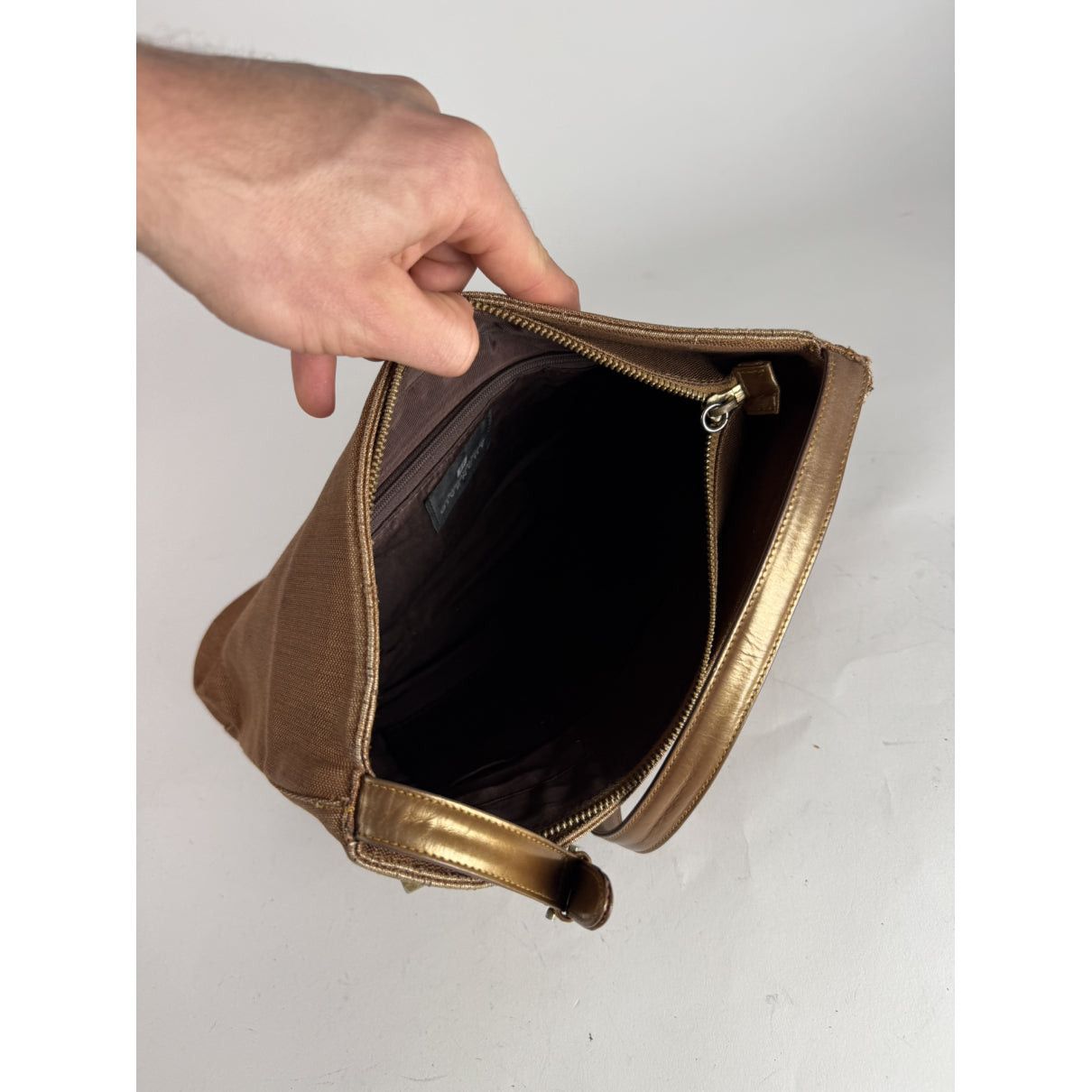 Givenchy 4G Brown Cotton Handbag Size ONE SIZE - 4 Thumbnail