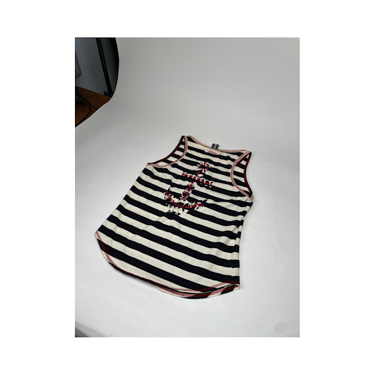 Jean Paul Gaultier Black Cotton Top Size M / US 6-8 / IT 42-44 - 2 Thumbnail
