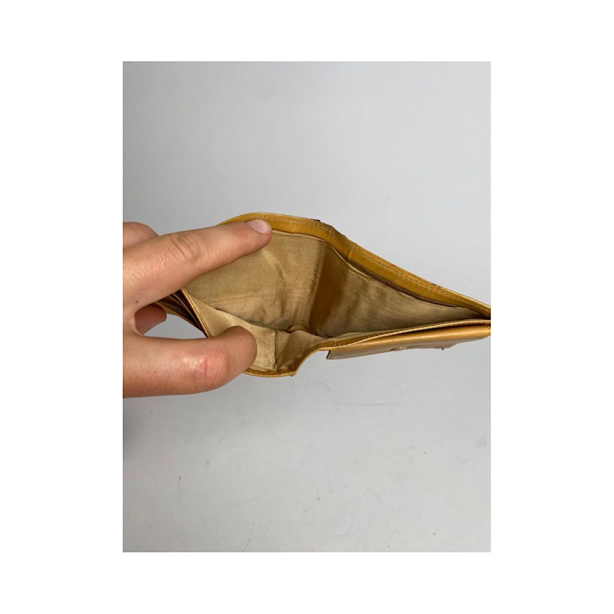 Celine Triomphe Vintage Brown Leather Wallet Size ONE SIZE - 4 Thumbnail
