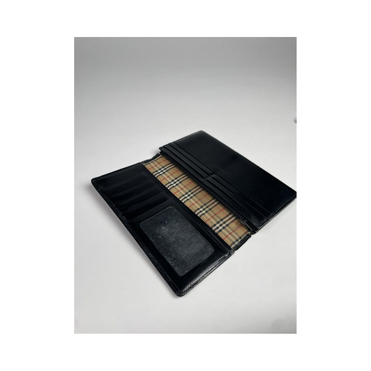 Burberry Black Patent Leather Wallet Size ONE SIZE - 3 Thumbnail