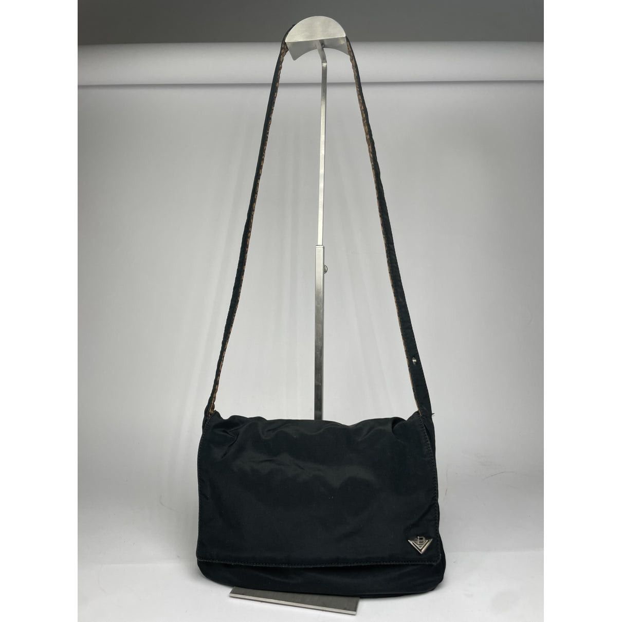 Bottega Veneta Veneta Black Polyester Handbag Size ONE SIZE - 2 Thumbnail