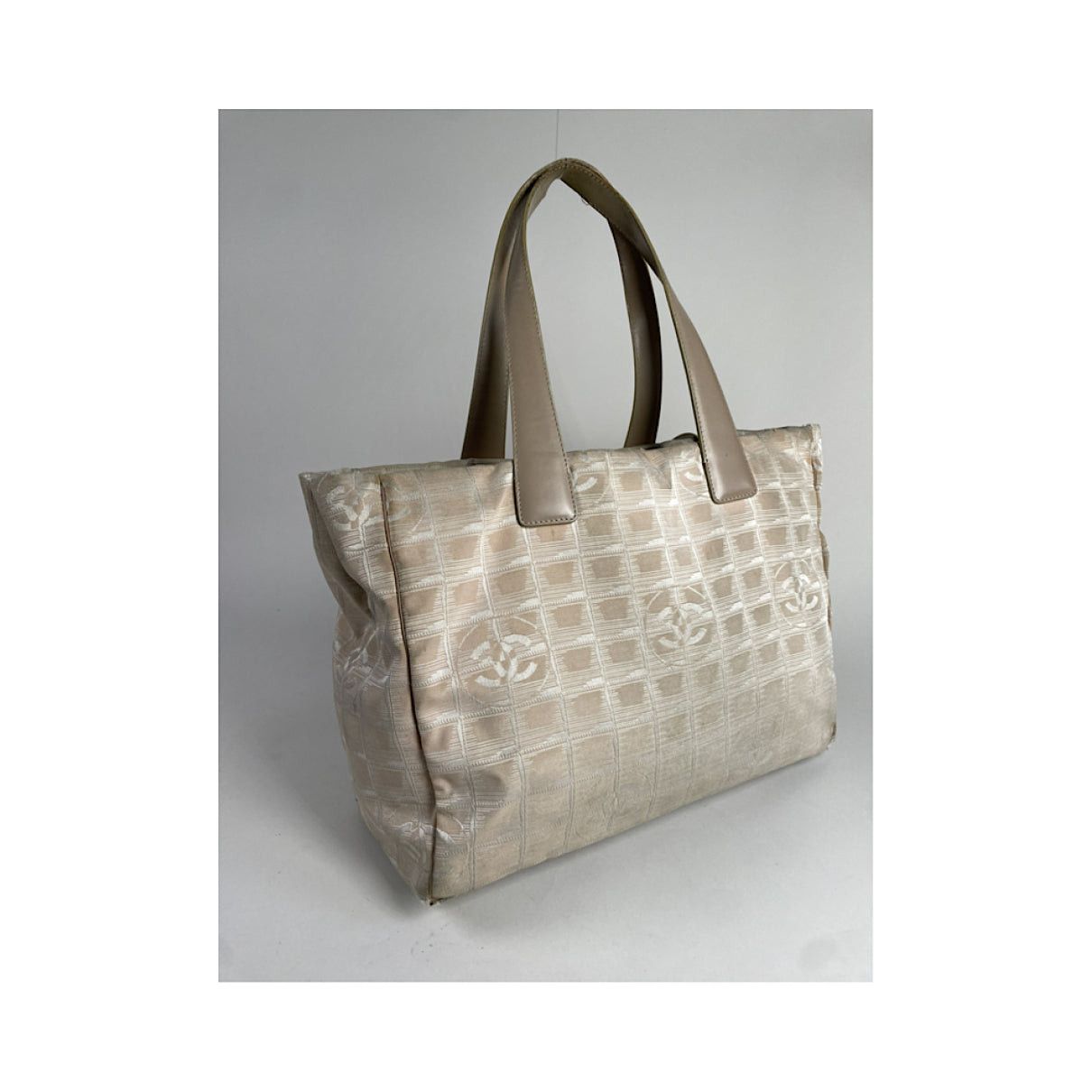 Chanel Beige Polyester Handbag Size ONE SIZE - 5 Thumbnail