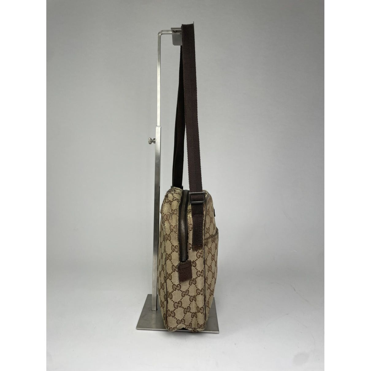Gucci Jackie Vintage Beige Cotton Handbag Size ONE SIZE - 3 Thumbnail