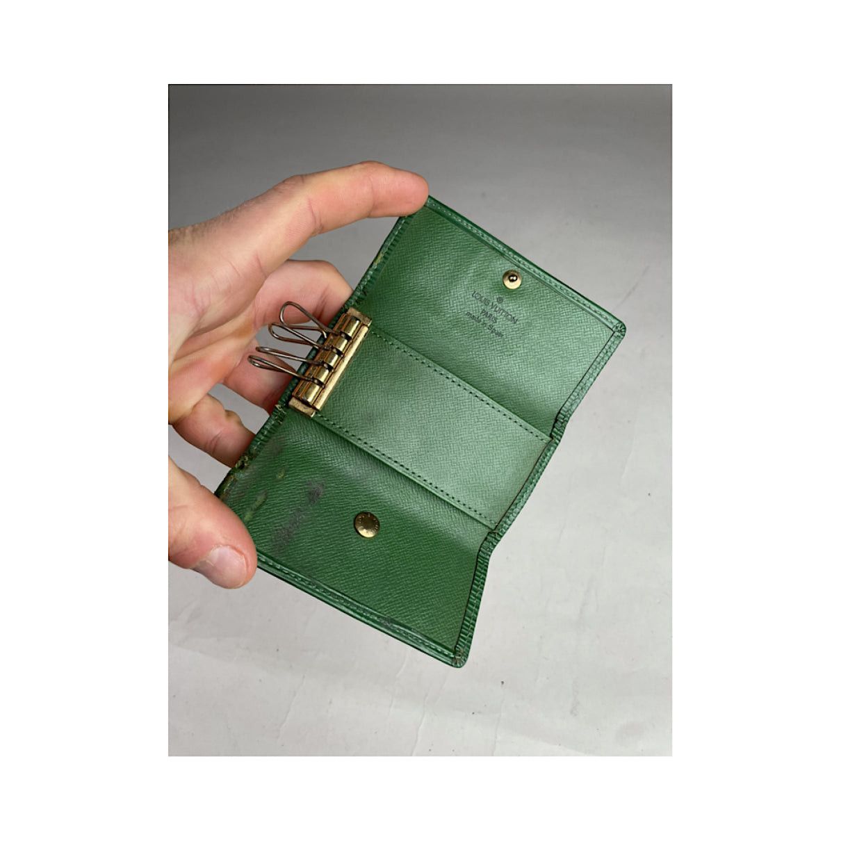 Louis Vuitton Lockme Green Leather Purse Size ONE SIZE - 5 Thumbnail