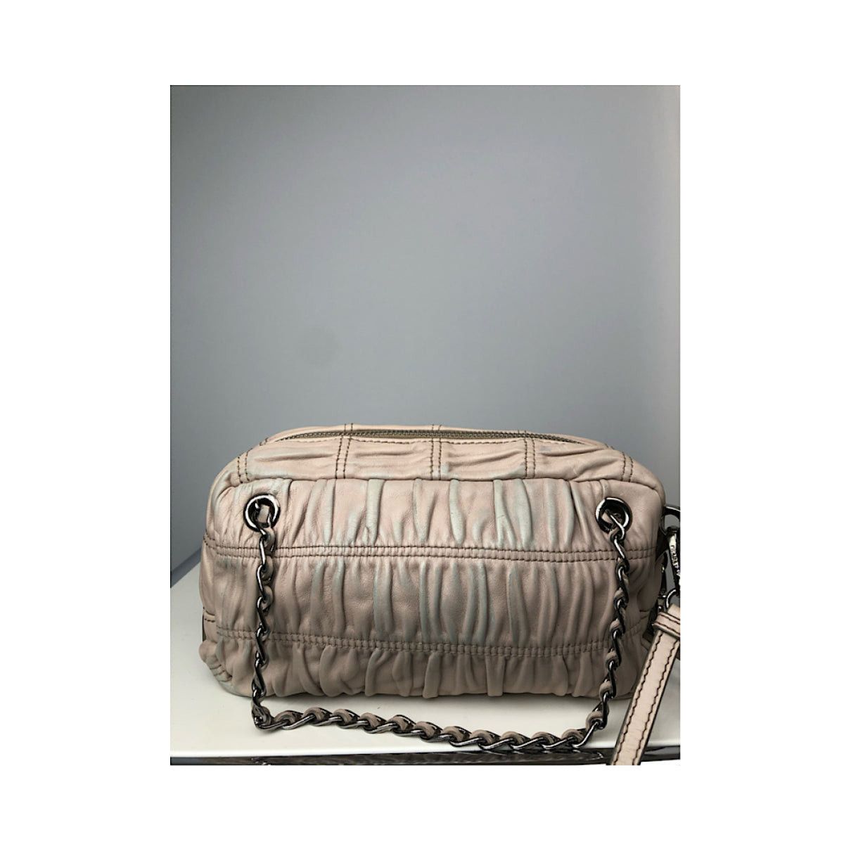 Prada Re-Edition 2005 Pink Leather Handbag Size ONE SIZE - 2 Thumbnail