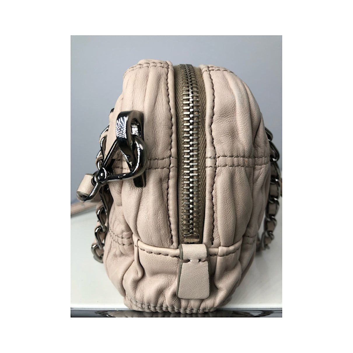 Prada Re-Edition 2005 Pink Leather Handbag Size ONE SIZE - 3 Thumbnail