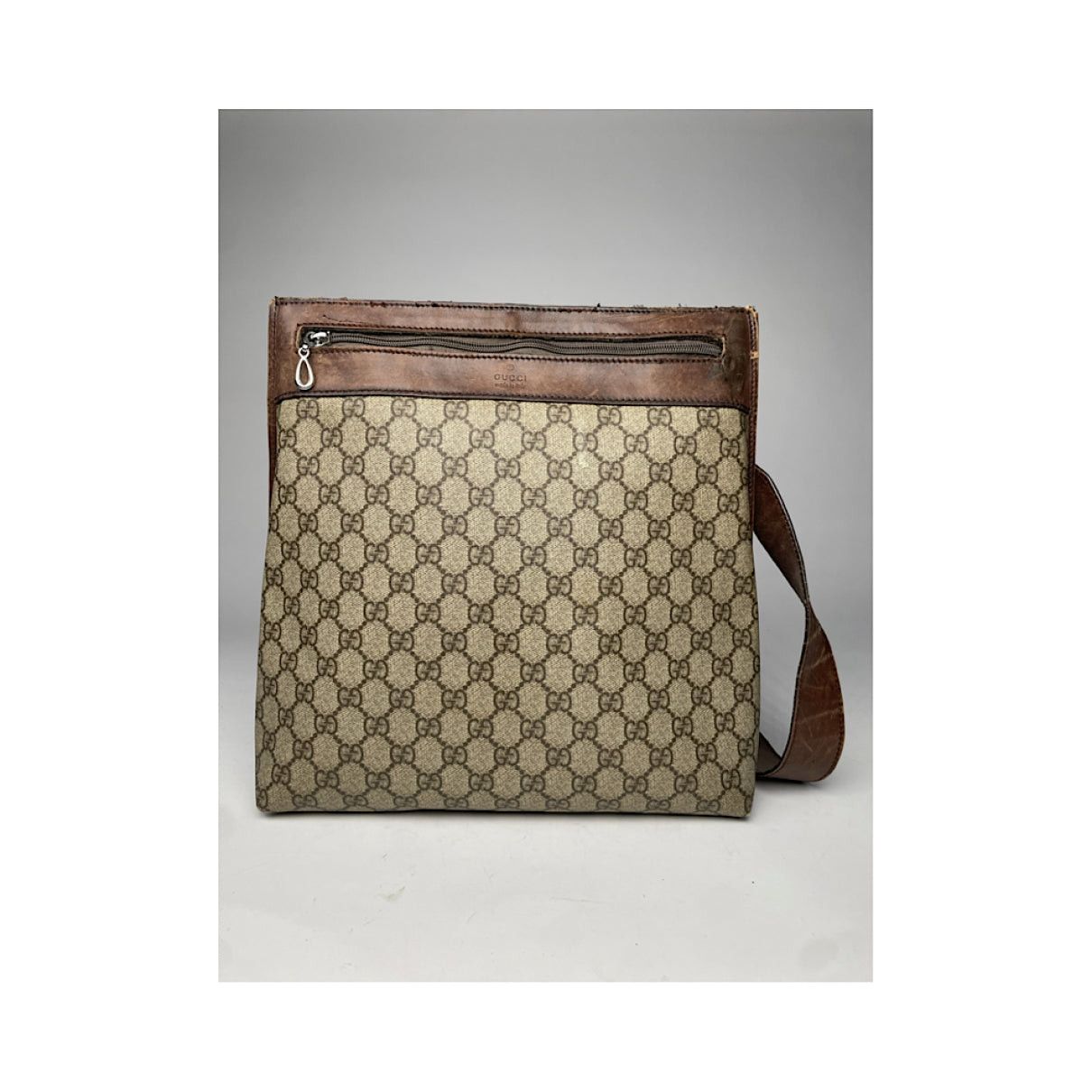 Gucci Ophidia Cut Out Grey Leather Handbag Size ONE SIZE - 4 Thumbnail