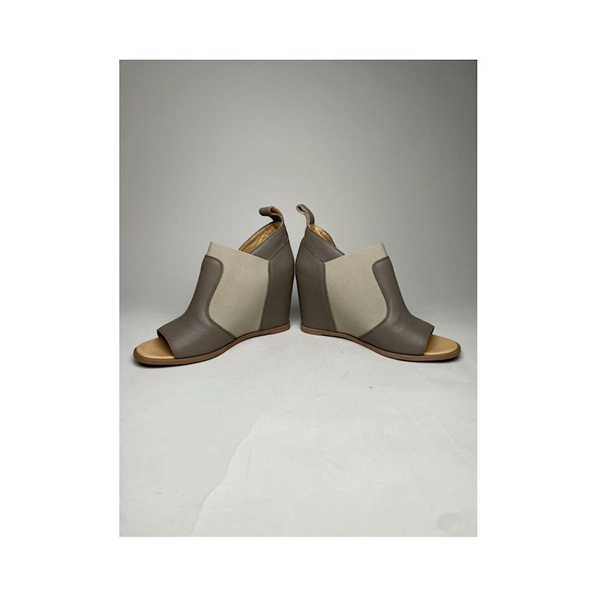 Other Maison Martin Margiela Grey Leather Heel Size US 7 / IT 37 - 5 Thumbnail